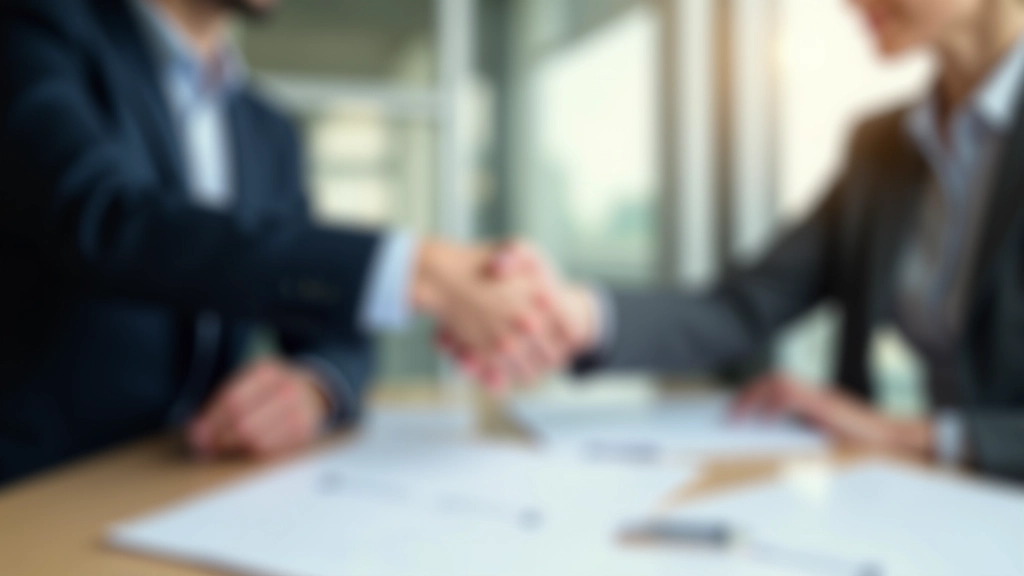 Personen schließen erfolgreich Darlehensvertrag ab, Handschlag nach Unterschrift