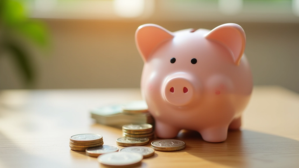 Sparschwein mit Münzen und Geldscheinen, symbolisiert Sondertilgung und zusätzliche Zahlungen
